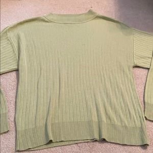 Light green sweater